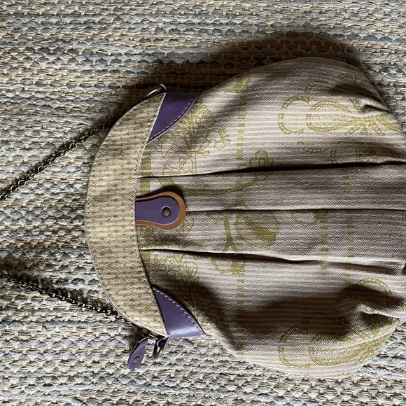 Vintage anna kaszer purse bag evening clutch with chain 10” - Picture 6 of 9